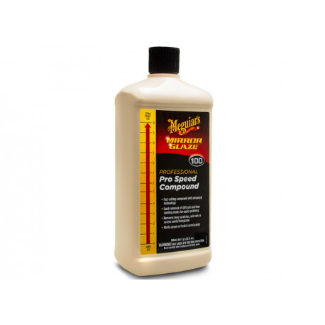 Paint correction Meguiars Pro Speed Compound - extrémně účinná profesionální korekční a lešticí pasta s technologií super-mikroabraziv, 946 ml | races-shop.com