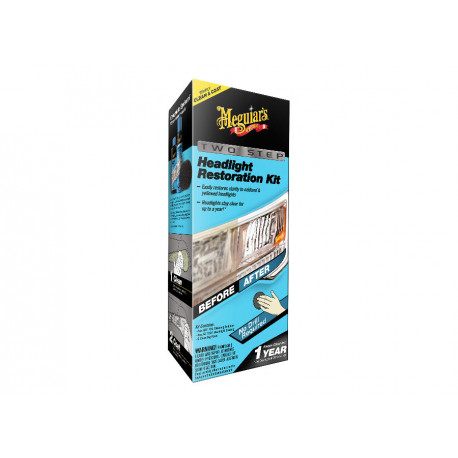 Autodetailing sets Meguiars Two Step Headlight Restoration Kit - revolutionary two-step headlight rejuvenation kit | races-shop.com