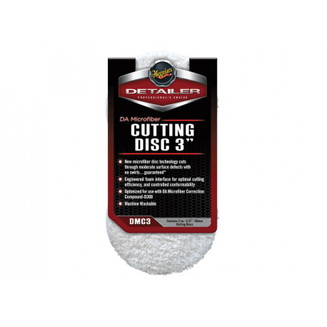 Accessories Meguiars DA Microfiber Cutting Disc 3" - lešticí mikrovláknový kotouč, 3palcový (2 kusy) | races-shop.com