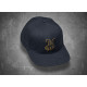 Caps Meguiars "M" Logo Snapback - černá kšiltovka snapka s vyšitým zlato-černým 3D logem "M" | races-shop.com