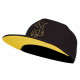 Caps Meguiars "M" Logo Snapback - černá kšiltovka snapka s vyšitým zlato-černým 3D logem "M" | races-shop.com