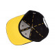 Caps Meguiars "M" Logo Snapback - černá kšiltovka snapka s vyšitým zlato-černým 3D logem "M" | races-shop.com