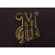 Caps Meguiars "M" Logo Snapback - černá kšiltovka snapka s vyšitým zlato-černým 3D logem "M" | races-shop.com