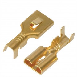 RACES Non-insulated spade locking terminal connector - female