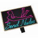 LED panels Glowing LED panel "Send Nudes" | races-shop.com