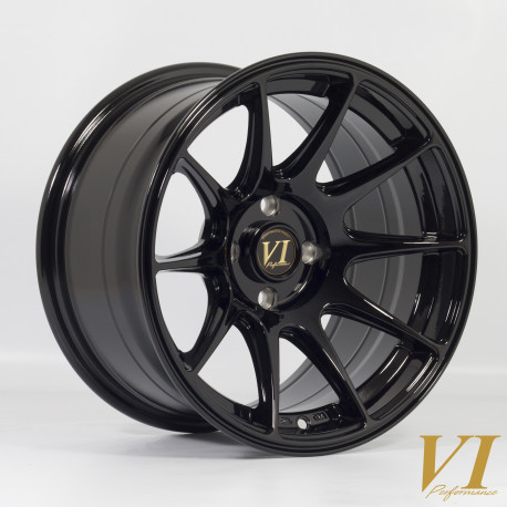 6Performance aluminium wheels 6Performance BDR wheel 15X8.25 4X100 67,1 ET0, Black | races-shop.com