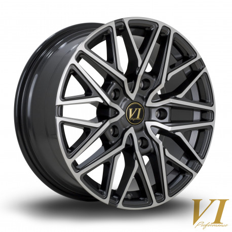 6Performance aluminium wheels 6Performance Loaded wheel 18X8 5X160 65,1 ET50, Gunmetal | races-shop.com
