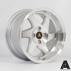 Autostar Blade wheel 15X8 4X100 67,1 ET20, Silver