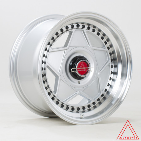 Autostar aluminum wheels Autostar Centro wheel 15X8.25 4X100/4X114 73,1 ET20, Silver | races-shop.com