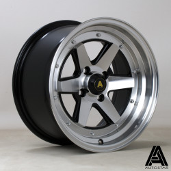 Autostar Magic wheel 15X8 4X100 67,1 ET20, Black