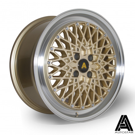 Autostar aluminum wheels Autostar Minus wheel 17X8 5X100 67,1 ET30, Gold | races-shop.com