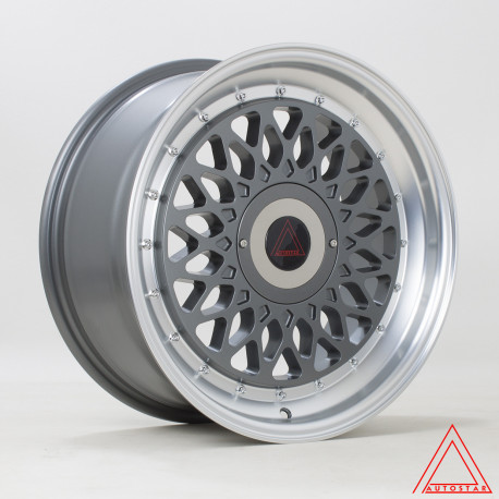 Autostar aluminum wheels Autostar Silhouette wheel 17X8 4X100/4X108 73,1 ET30, Gunmetal | races-shop.com