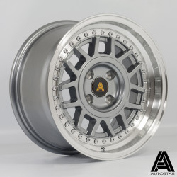 Autostar Storm wheel 15X8 4X100 67,1 ET25, Gunmetal