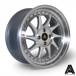 Autostar Vader wheel 17X8 4X100 67,1 ET35, Silver