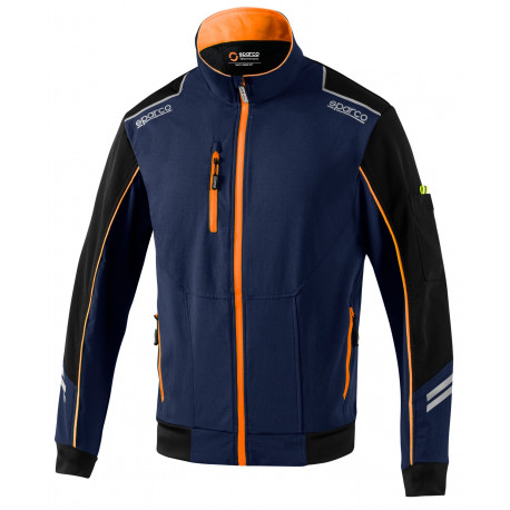 Hoodies and jackets SPARCO TECH LIGHT-SHELL TW blue/orange | races-shop.com