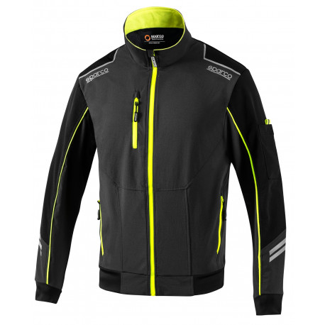 Hoodies and jackets SPARCO TECH LIGHT-SHELL TW grey/yellow | races-shop.com