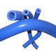 Silicone hoses for radiator - kits Racing Silicone Hoses MISHIMOTO - 88-91 Honda Civic (radiator) | races-shop.com
