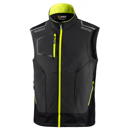 Hoodies and jackets SPARCO TECH LIGHT VEST TW - gey/yellow | races-shop.com