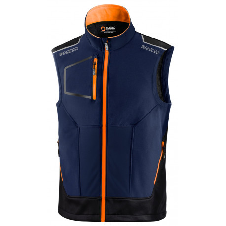 Hoodies and jackets SPARCO TECH LIGHT VEST TW - blue/orange | races-shop.com