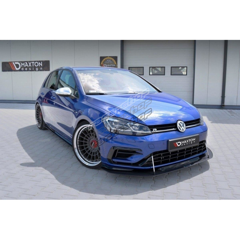 Racing Side Skirts Diffusers VW Golf 7 R / R-Line Facelift | races-shop.com