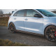 Body kit and visual accessories MAXTON DESIGN side skirts diffusers + Flaps for Hyundai I30 N Mk3 / Mk3 FL Hatchback/Fastback, glossy black, V5 | races-shop.com
