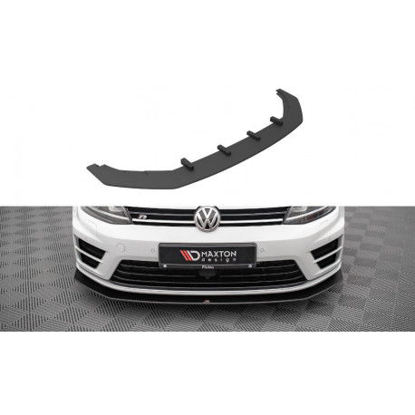 Body kit and visual accessories Street Pro Front Splitter V.2 Volkswagen Golf R Mk7 | races-shop.com