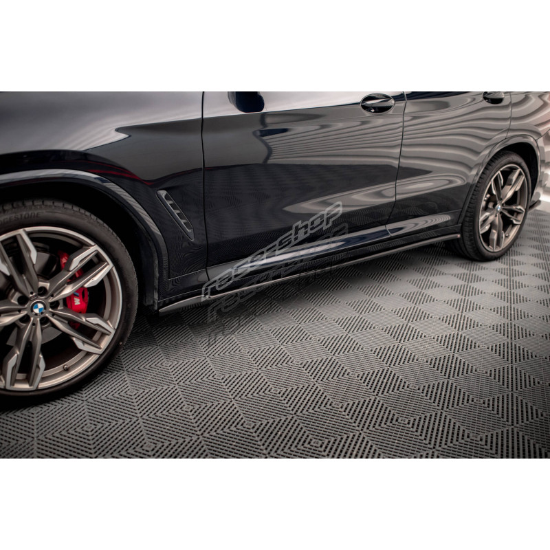 Side Skirts Diffusers V.2 BMW X3 M40d / M40i / M-Pack G01 | races-shop.com