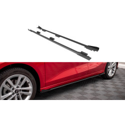 MAXTON DESIGN Street Pro side skirts diffusers + Flaps for Audi A3 8Y
