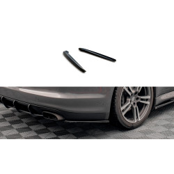 MAXTON DESIGN rear side splitters for Porsche Panamera / Panamera Diesel 970, glossy black
