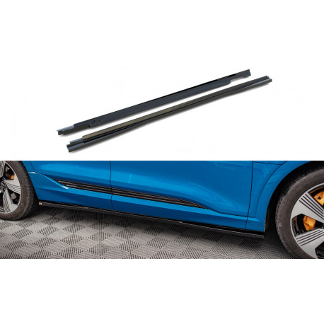 Body kit and visual accessories MAXTON DESIGN side skirts diffusers for Audi e-tron, glossy black | races-shop.com