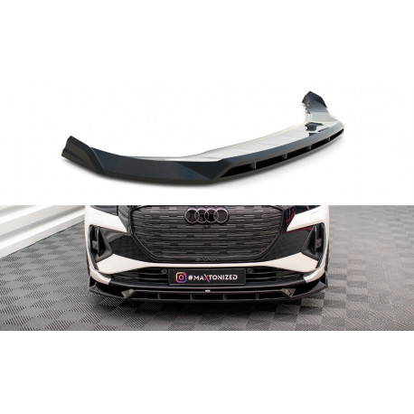 Body kit and visual accessories Front Splitter V.2 Audi Q4 e-tron Sportback Mk1 | races-shop.com