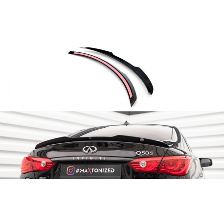 Body kit and visual accessories Spoiler Cap Infiniti Q50 S Mk1 | races-shop.com