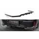 Body kit and visual accessories MAXTON DESIGN central rear splitter for BMW 7 M-Pack G70 (with vertical bars), glossy black | races-shop.com
