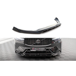 MAXTON DESIGN front splitter for Volvo XC60 R-Design Mk2 Facelift, glossy black
