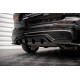 Body kit and visual accessories MAXTON DESIGN central rear splitter for Volvo XC60 R-Design Mk2 Facelift (with vertical bars), glossy black | races-shop.com
