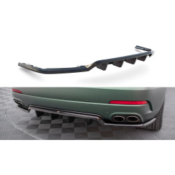 MAXTON DESIGN central rear splitter for Maserati Levante Mk1 (with vertical bars), glossy black