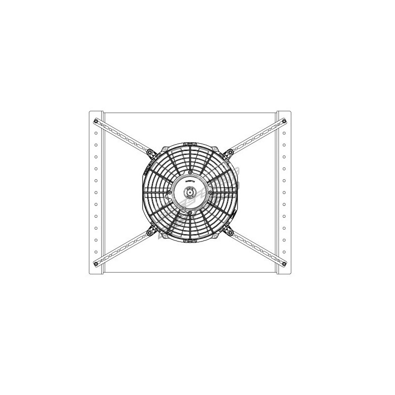 Spal Engine Cooling Fan Bracket 30130011; 