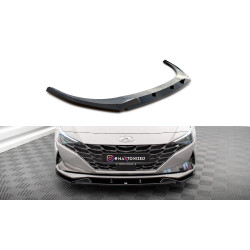 MAXTON DESIGN front splitter for Hyundai Elantra Mk7, glossy black
