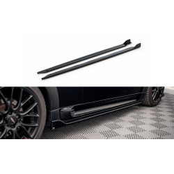 MAXTON DESIGN side skirts diffusers for Mini Cooper John Cooper Works R56, glossy black, V2