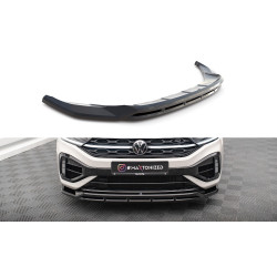 MAXTON DESIGN front splitter for Volkswagen T-Roc R Mk1 Facelift, glossy black, V1