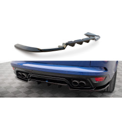 MAXTON DESIGN central rear splitter for Range Rover Sport SVR Mk2 (with vertical bars), glossy black