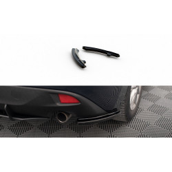 MAXTON DESIGN rear side splitters for Mazda 3 Mk3, glossy black