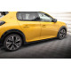 Body kit and visual accessories MAXTON DESIGN side skirts diffusers + Flaps for Peugeot 208 GT Mk2, glossy black | races-shop.com