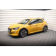 Body kit and visual accessories MAXTON DESIGN side skirts diffusers + Flaps for Peugeot 208 GT Mk2, glossy black | races-shop.com