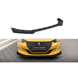 MAXTON DESIGN Street Pro front splitter + Flaps for Peugeot 208 GT Mk2