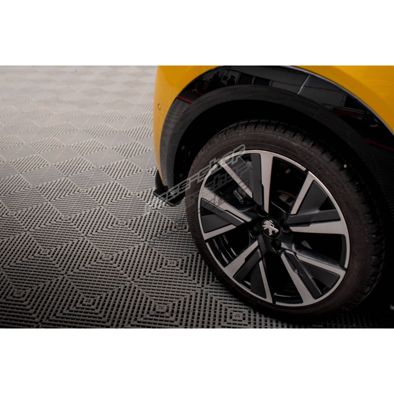Street Pro Rear Side Splitters + Flaps Peugeot 208 GT Mk2