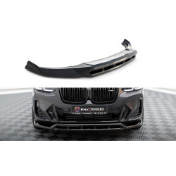 MAXTON DESIGN front splitter for BMW X3 M-Pack G01 Facelift, glossy black