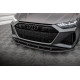 Body kit and visual accessories Carbon Fiber Front Splitter Audi RS6 C8 / RS7 C8 | races-shop.com