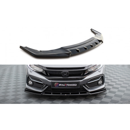 Body kit and visual accessories Front Splitter Honda Civic Sport Mk 10 | races-shop.com
