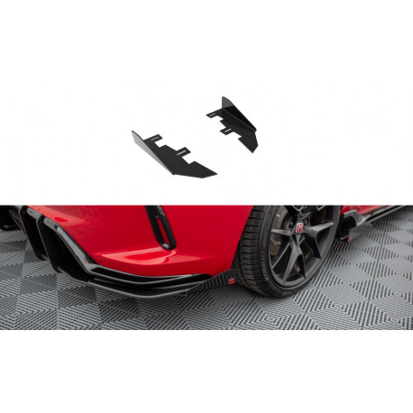Body kit and visual accessories Rear Side Flaps Honda Civic Type-R Mk 11 | races-shop.com
